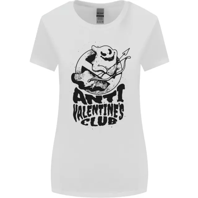 Anti Valentines Club Romance Simple Jour Femmes Plus Large Coupe T-Shirt