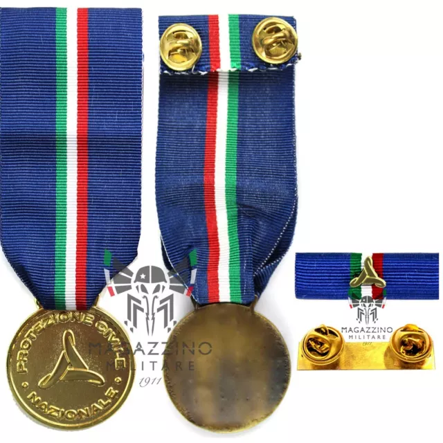 Medaglia e/o nastrino Protezione civile 1a classe Oro