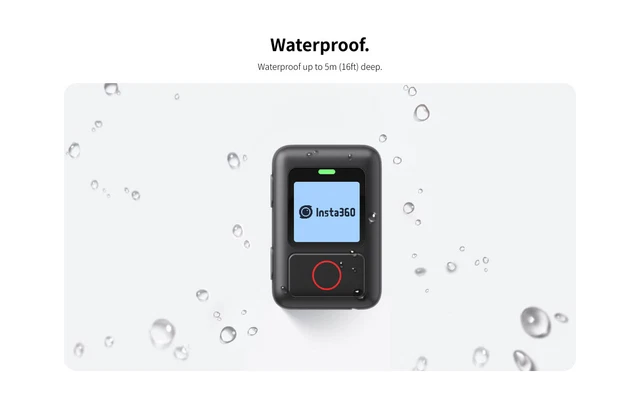 Telecomando azione GPS Bluetooth 5.0 impermeabile per fotocamera Insta360 X3/ONE RS/ONE R/ 11
