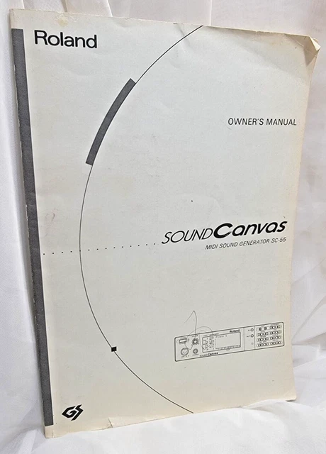 Roland SD-35 Disk Midi Player Module Original Owner's Manual Book