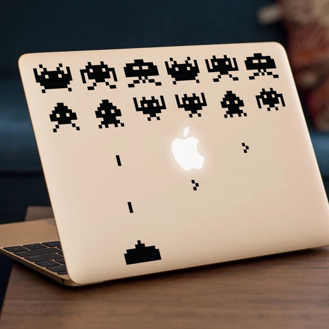 Adesivo Space Invader Invaders Sticker Decal Vynil Vintage Retro Gaming C64 Ibm - Foto 5