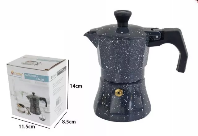 Cafetière Moka Café Expresso Effet Pierre Mesure 1 Coupe Dfh