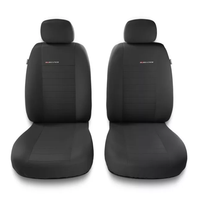 Universale Set coprisedili auto per NISSAN TERRANO I II - Nero Grigio - 2UNE-4