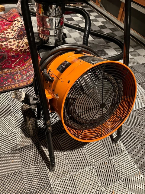 Dayton 15KW 240 volt single phase heater portable salamander low hours