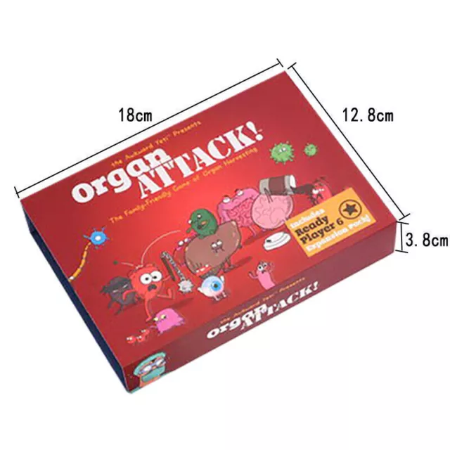 Organ Attack Card Game Board Family Game - Original New Dispatch Adult Kids UK 2