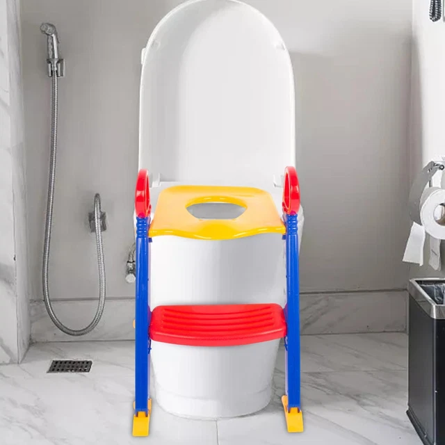 Potty Seat Chair Antidérapant Pliable Poignée Toilettes d'entraînement