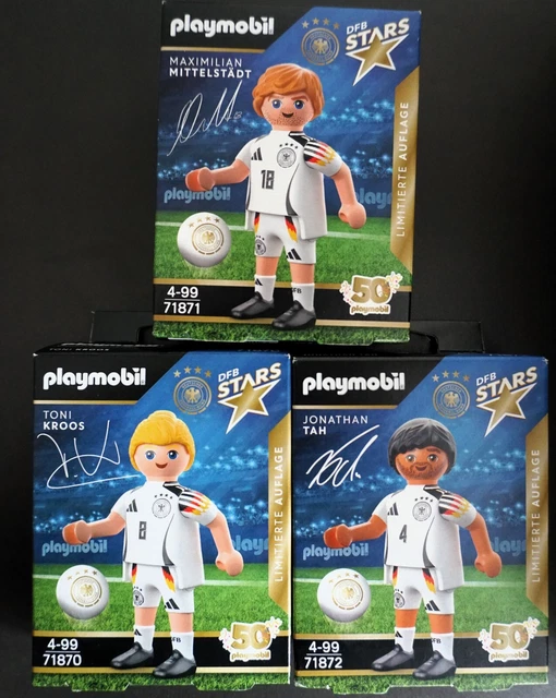 PLAYMOBIL EDEKA DFB Stars 2024 Kroos + Tah + Mittelstädt NEU & OVP EUR 20,00 PicClick DE