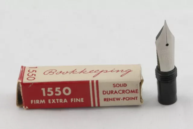 Esterbrook 1550 Extra Fine Fountain Pen Nib - 1950's - New Unused In Box