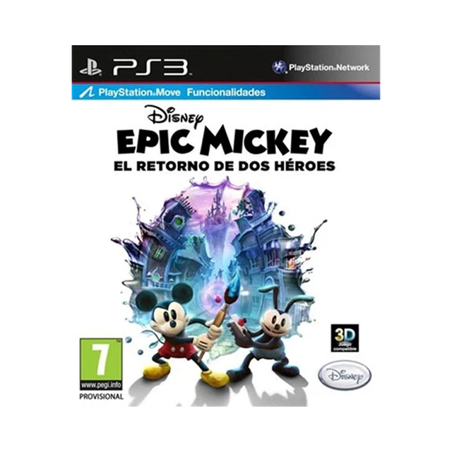 DISNEY EPIC MICKEY 2 El Retorno De Deux Heroes PS3 (Sp ) ( PO12011 EUR ...