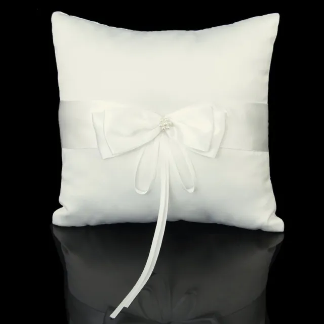 10 *10cm Wedding Ring Pillow Bearer Cushion for Party Western Style