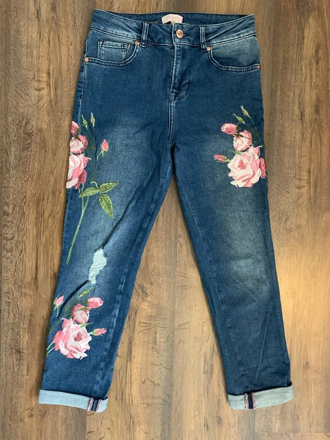 Ted baker embroidered best sale jeans