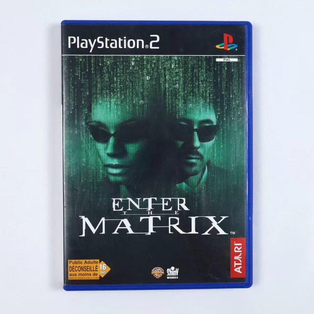 Jeu Enter The Matrix PS2 - Version PAL Française, Bon état, Livré Tel Que Sur Photo