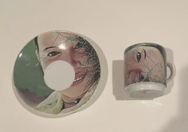 Arte de Cafe Demitasse SINGLE Cup and Saucer Ltd Espresso Colleccion Museo