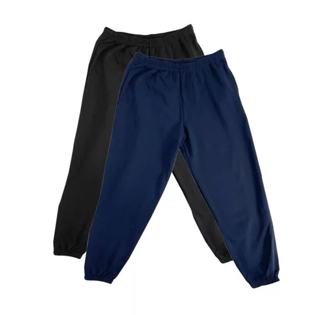 Fruit of the Loom Herren Jogginghose 2er Set Sporthose Fitness Hose schwarz blau