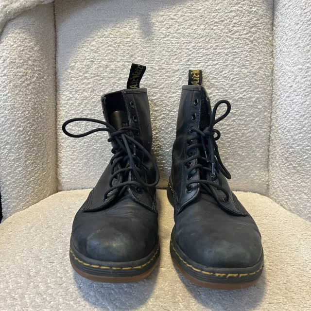 Dr Martens 1460 NEWTON LEATHER DM'S LITE BOOTS - Mens Size 11, Womens Size 12