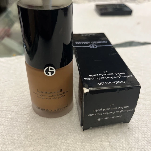 GIORGIO ARMANI LUMINOUS SILK FOUNDATION MAKEUP # 8,5 TAN WARM TEINT 1oz/30m BOX