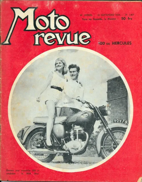 MOTO REVUE . N° 1407 . 20 septembre 1958 . 100cc Hercules .