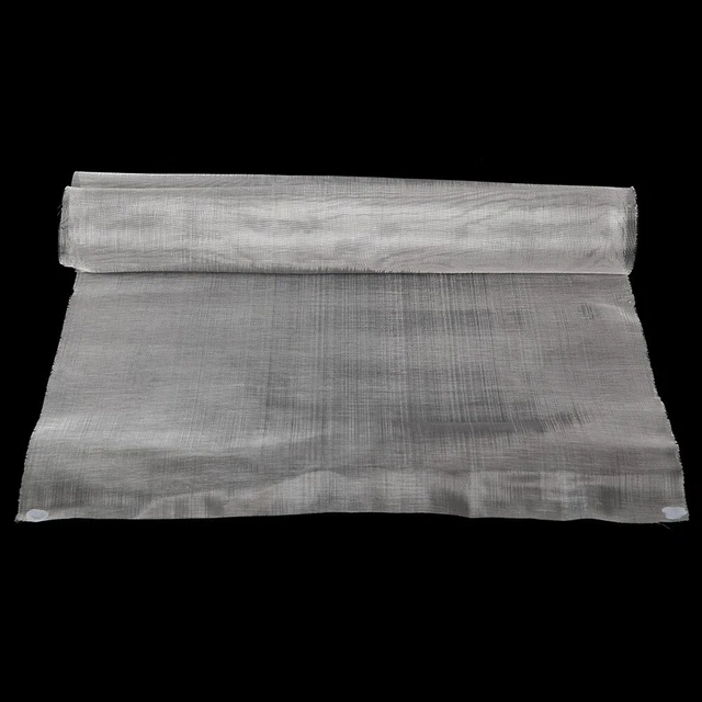 Tessuto metallico per filtro filtro rivestimenti industriali 40 cm x 90 cm argento resistente