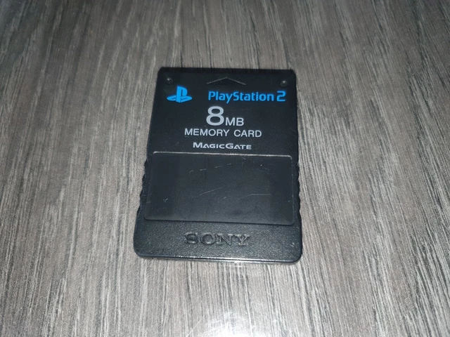 Carte mémoire noire 8 Mo Officielle Sony pour Playstation 2 - PS2 Carte mémoire noire 8 Mo Officielle Sony pour Playstation 2 - PS2