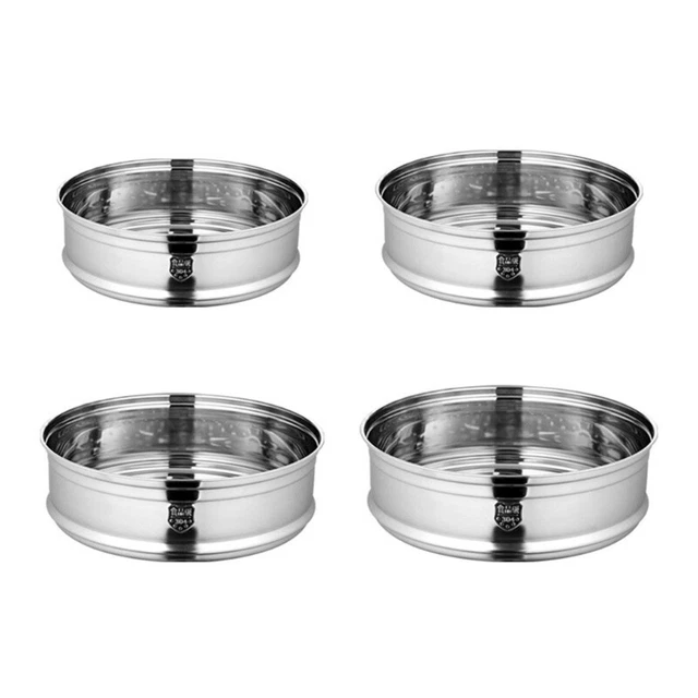 Round Stainless Steel Steamer Basket With Silicone Liners - 7.9 Inch For Instant Pot, Vegetables, Dumplings & Seafood