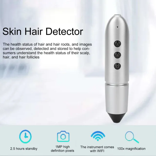 Skin Hair Detector 1MP Camera Wireless WIFI Mobile Phone Oil Dry Hair Foll ROL