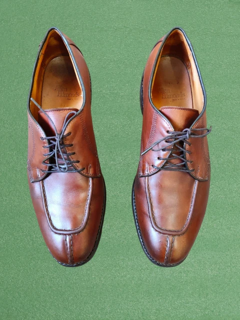 ALLEN EDMONDS DELLWOOD 1354 Chili Leather Split Toe Oxford  display picture 1