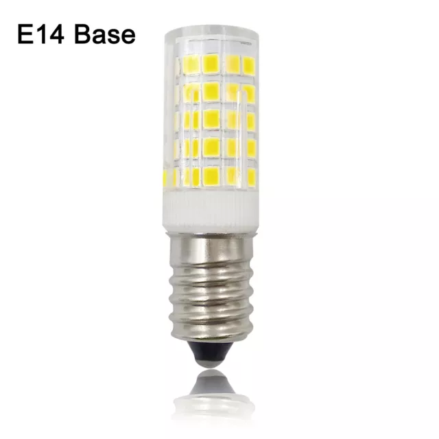 E14 Screw Lights 64-2835 LED Light Bulb AC/DC 12V Ceramics Lamp European Base