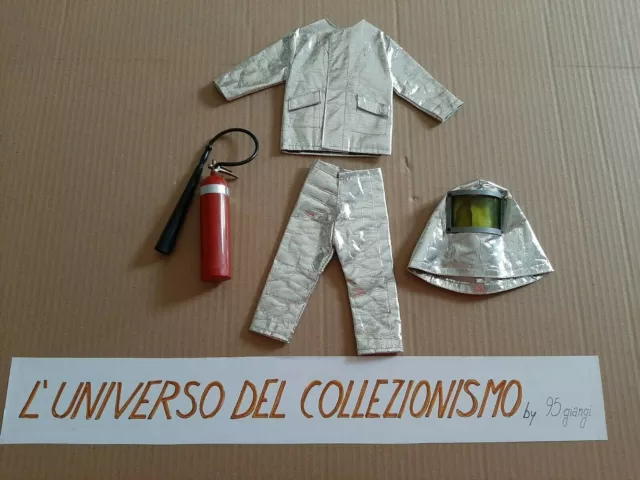 G064 Gioco Vintage Hasbro – Vestiti G.i. Joe: Tuta Da Pompiere