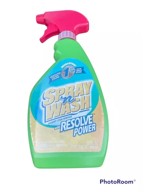 Spray 'n Wash Max Laundry Stain Remover, 22oz Bottle, Size: 22 fl oz, White