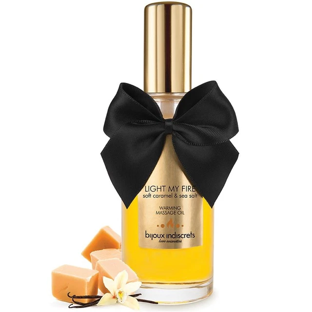 Aceite Masaje Efecto Calor Aroma Carameloafrodisiaco Cosmética Erótica Mujer