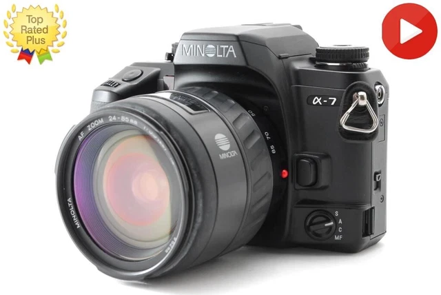 [Near Mint++] Minolta Alpha 7 α7 a7 Film Camera AF 24-85mm F3.5-4.5 Lens Japan