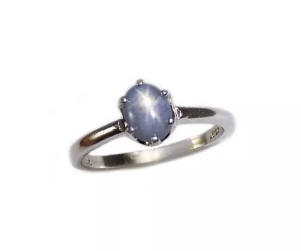 19thC 1ct+ Blue Star Sapphire Ring Antique Ancient Persia Sorcery Oracle Prophet