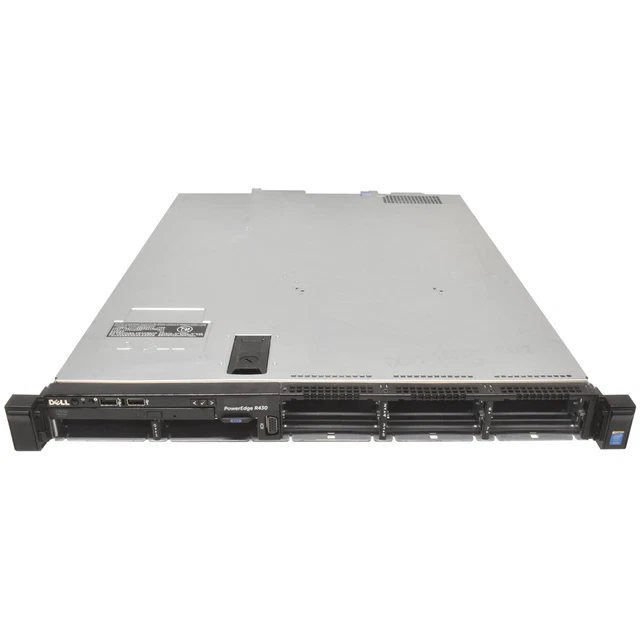 Dell PowerEdge R430 Serveur Rack 1U - 2x Xeon E5-2650 V4 - 96 Go RAM - Reconditionné