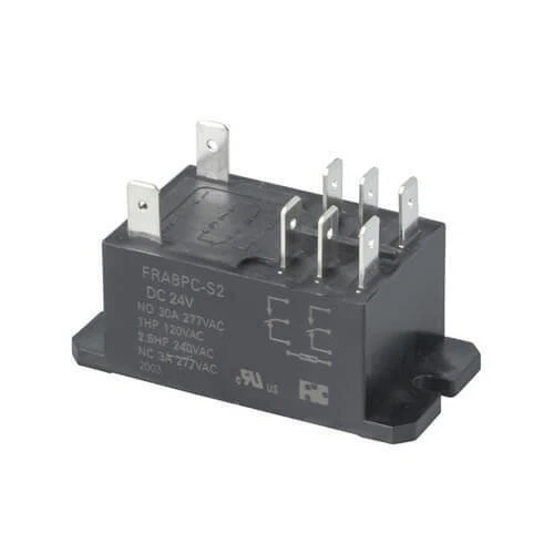 Relè di montaggio pannello resistente 24 V DPDT TechBrands 30 A NUOVO DI ZECCA