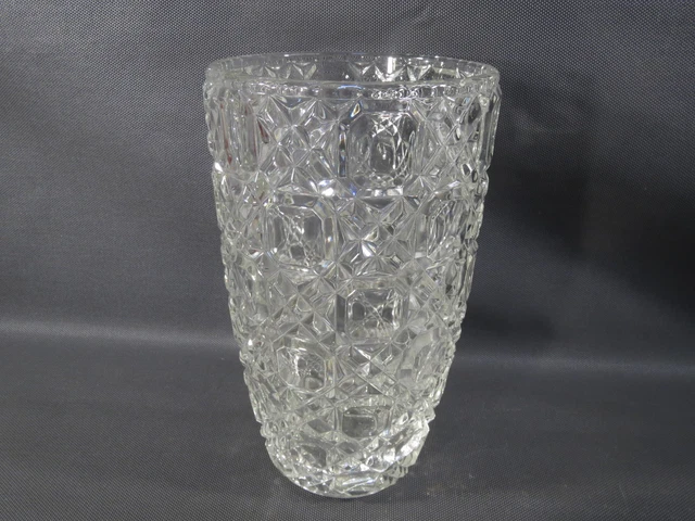 Grand vase verre vintage d'occasion - Décoration