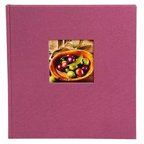 Goldbuch - Album portafoto, 60 Pagine con Pergamena, 25 x 25 cm, Fucsia, (U2b)