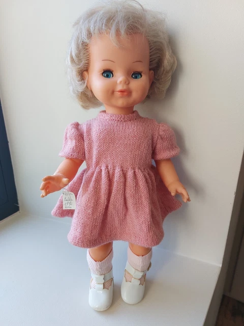 Poupée Bella Vintage 62 Cm – Marche Et Parle, Ancienne Modèle