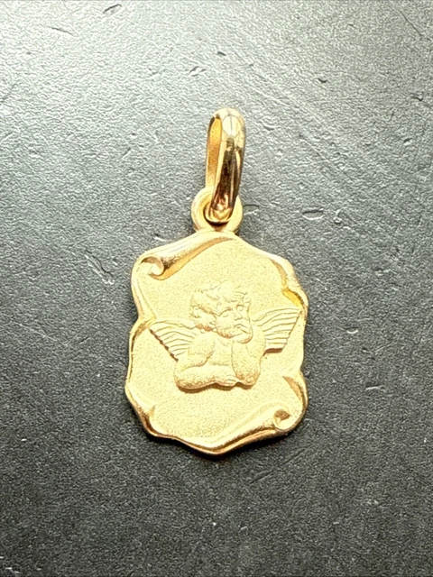 Pendentif Vintage Plaqué Or – Breloque Porte-Bonheur Signe Zodiaque