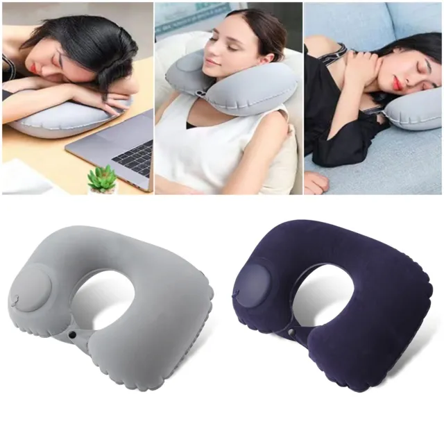 Memory Foam Rebound Pillow Neck Support Head Rest Airplane Travel Sleep U-Shaped