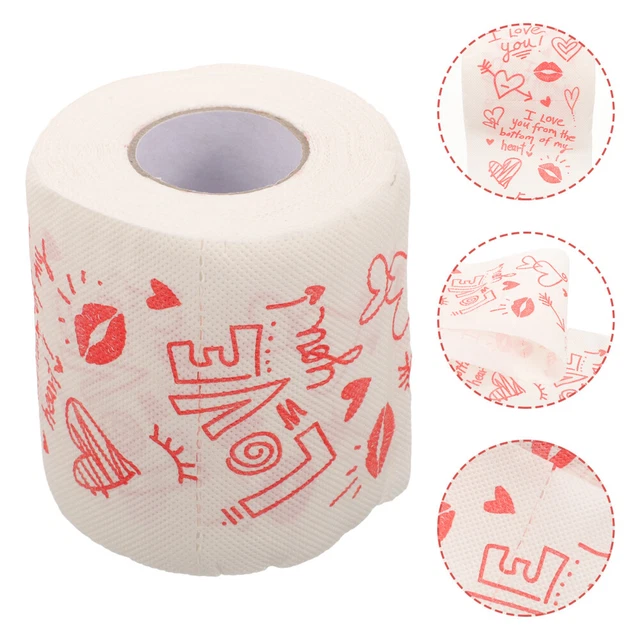 Panno carta stampata carta igienica romantica rotolo asciugamano di carta
