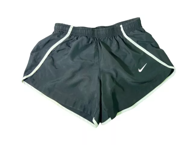 Girls Youth Nike Dri-Fit Black Athletic Running Shorts Size Medium