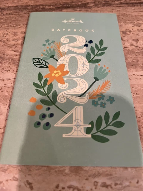 2024 HALLMARK DATEBOOK 14 Month Calendar Pocket Date Book New $5.00 -  PicClick
