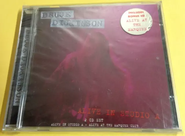 Bruce Dickinson 1995 Alive In Studio A Doble cd  IRON MAIDEN RARE BOX