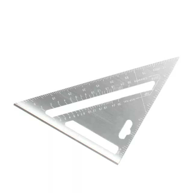 7 Inch 45 Degrees Aluminum Alloy Rafter Ruler Protractor Square Carpenter