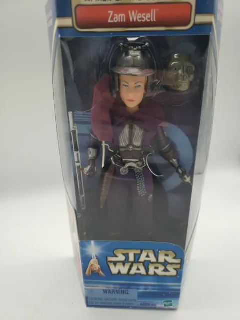 Star Wars Attack Of The Clones Zam Wesell 12" Figurine