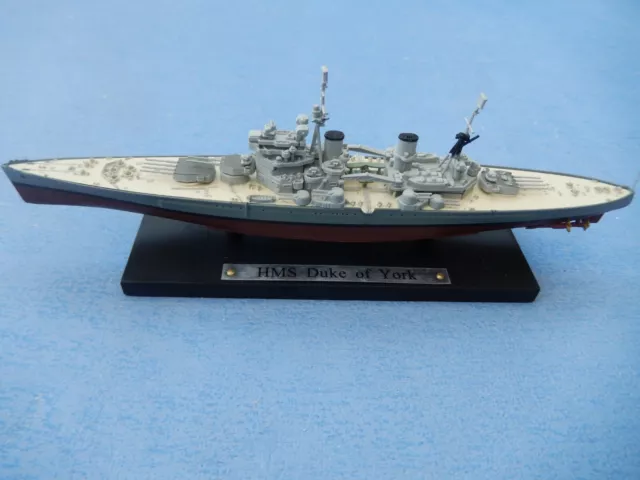 Atlas Editions 1/1250th scale:- HMS DUKE OF YORK.