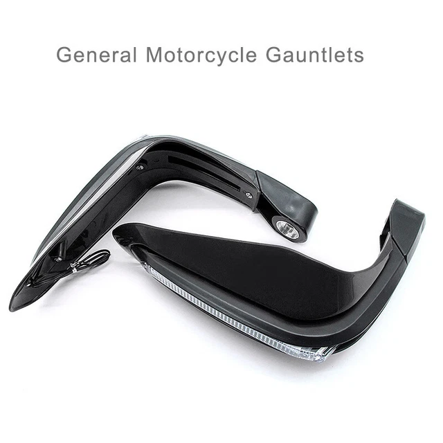 7/8"Handlebar Brush Bar Hand Guard Motorcycle Dirt Bike Handguard W/LED Set