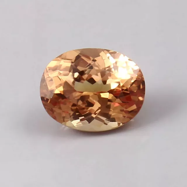 AAA Quality Natural Ceylon Padparadscha Sapphire Loose Oval Gemstone Cut 3.65 Ct