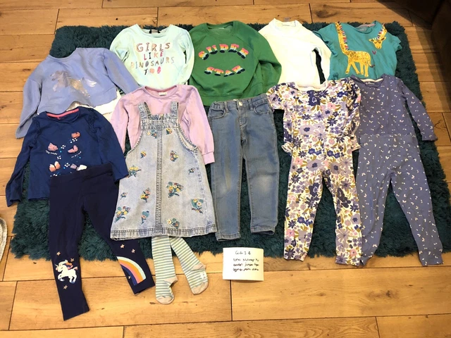 Girls age 3-4 years clothes bundle Next nutmeg TU boden jumper leggings dress
