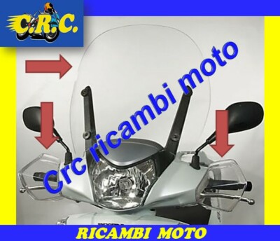 ISOTTA LASTRA DI RICAMBIO TIPO ORIGINALE HONDA SH 300 2011 AL 2019 TRASPARENTE ISOTTA 